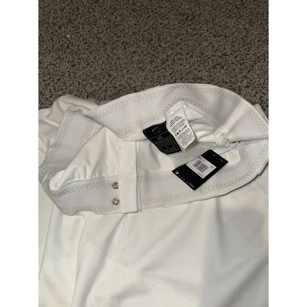 Nike Men's Vapor Select White High Baseball/Softball Pants SZ 3XL BQ5400-100 NWT